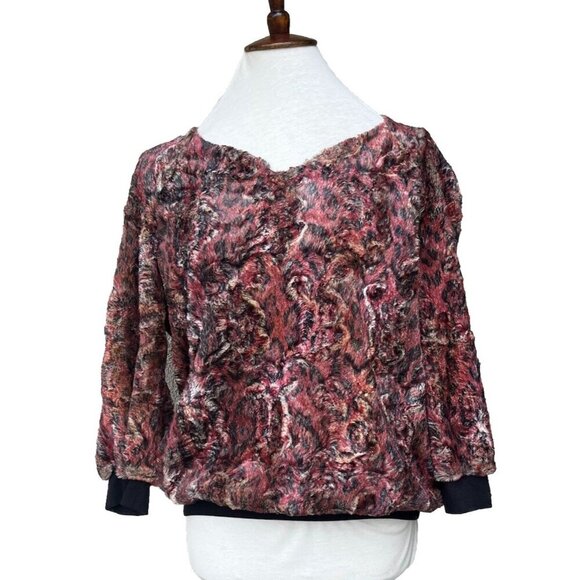 Diesel Women's F-Riga 3/4 Sleeve Sweatshirt V-Neck Sweater Size Small $248 Italy - Picture 1 of 16